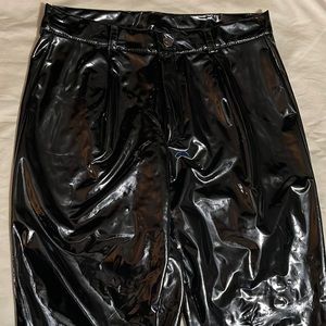 Vinyl pants
